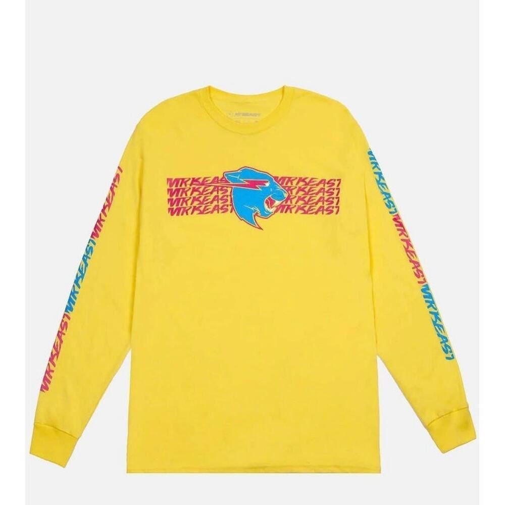 Mr. Beast Infinity Long Sleeve Tee Island Yellow XL